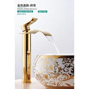 RUNZE Gold Basin Sink Hot & Cold Mixer Kitchen Faucet Brass Bathroom Water Tap Multi-styles To