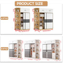 Sliding Door Wardrobe Household Simple Bedroom Wardrobe Modern Rental Room Storage Cabinet-042.sg