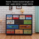 American Retro Combat Cabinet Living Room Side Cabinet Decoration Storage Cabinet Drawer Bedroom