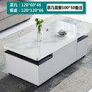 ARPER Foldable Coffee Table Marble Blister Folding Tempered Glass Side Table Household Dining Table