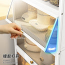 Kitchen Cabinet With Door Multi-functional Storage Cabinet For Bowls Chopsticks Plates Dishes Pans