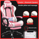 Desiny Gaming Chair Bluetooth Audio Computer Chair Color Light With Massage Office Chair