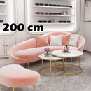 Koala Curved Fabric Sofa Clothing Store Beauty Salon Small Sofa Small Apartment Sofa