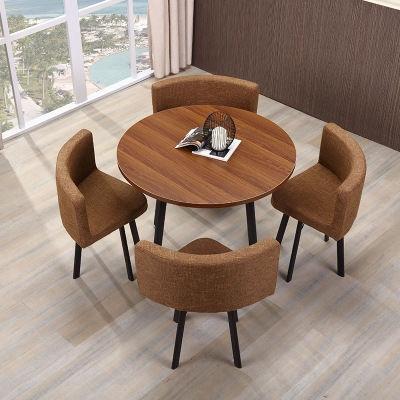 Nordic Simple Table Chair Combination Reception Table Conference Room Office Leisure Small Round