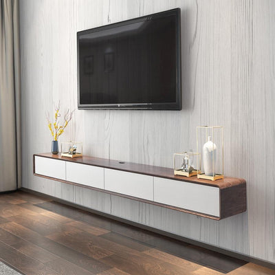 SENBIJU Living Room Hanging TV Cabinet Floor Wall Modern Bedroom TV console