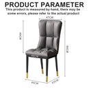 DF Nordic Dining Chair With Gold Foot Restaurant PU Leather Waterproof Leisure Chair,Modern Home