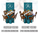 SENBIJU Dinning Table With Chair Wooden Combination Modern Simple Household Small Family ZL