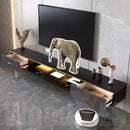 SENBIJU Tv Console Rock Board Hanging Wall Mounted Tv Cabinet Modern Simple Light Luxury Tea Table