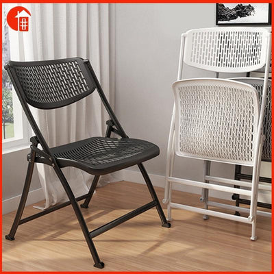 Foldable Chair Family Dining Chair Student Dormitory Armchair Simple Conference Stool Portable