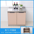 YSHF Kitchen Cabinet Storage Household With Gas Stove Sink Kitchen Cupboards Stainless Steel Kitchen