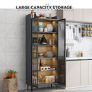 Kitchen Cabinet Storage Cabinet Simple Modern Light Luxury Side Cabinet Living Room Wall Rack