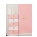 Simple Children's Wardrobe Baby Storage Combination Cabinet Girl Bedroom Wooden Wardrobe Baby