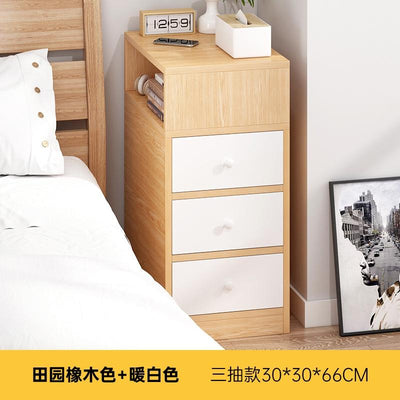 Bedside Cabinets with Drawers Furniture Wood Bedside Table Multiple Styles Bedside Table