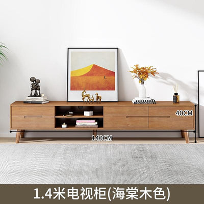 ARPER Nordic Tv Cabinet All Solid Wood Simple Modern Small Apartment Coffee Table Tv Cabinet