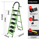 Kinbolee Indoor Step Stool Household Ladder Folding Climb Ladder Thick Multi-purpose Telescopic