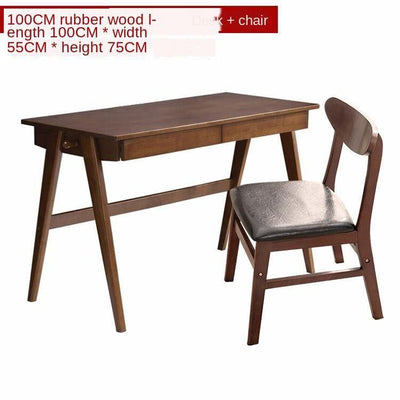 Office Desk Writing Table Simple Modern Ikea Desk Chair Home Middle School Student Bedroom Solid