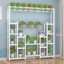 Indoor Screen Partition Living Room Xuanguan Green Flower Pot Rack Iron Floor-to-ceiling Multi-layer