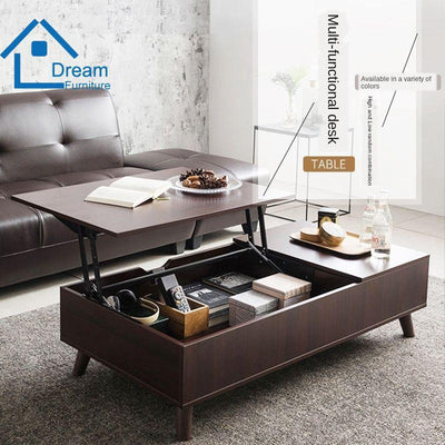 Multi-functional Coffee Table Lifting Dining Coffee Modern Simple Tea Table Small Apartment