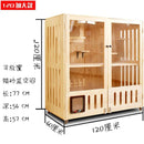 Family Luxury Cage Wooden House Cat Cabinet