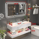 Modern Simple Bathroom Cabinet Combination Bathroom Set Bathroom Marble Wash Stand Wash Basin Wash