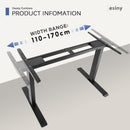 Desiny Electric Height Adjustable Table Standing Alarm Standing Desk Voice Control Computer Table