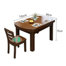 SENBIJU Dinning Table With Chair Wooden Combination Modern Simple Household Small Family ZL