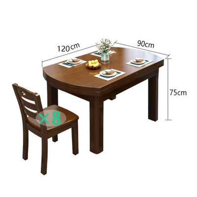 SENBIJU Dinning Table With Chair Wooden Combination Modern Simple Household Small Family ZL