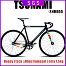 🔥in Stock🔥Tsunami Snm100 Fixie Bike | Fixed Gear Bike | Single Speed Bike - Front Break |7.5 Kg|