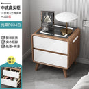 Smart Bedside Table Wireless Charging Bedside Cabinet With USB Sockets And 3-Color Light Chinese