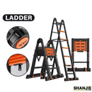 SHANJIE Telescopic Ladder Thickened Folding Ladder Aluminum Alloy Multi-function Herringbone Ladder