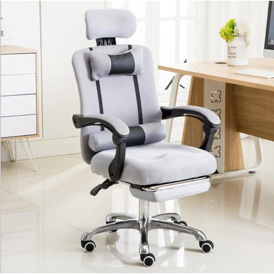 Ergonomic Computer Chair Home Office Chair Reclining Lift Staff Back Swivel Chairs