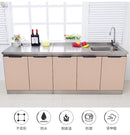 YSHF Kitchen Cabinet Storage Household With Gas Stove Sink Kitchen Cupboards Stainless Steel Kitchen