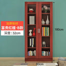 Simple Bookcase Combination Bookshelf Office Wooden Filing Cabinet