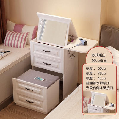 YICHANG Nordic Dressing Table Bedroom Modern Simple Storage Cabinet Integrated Flip Small Family