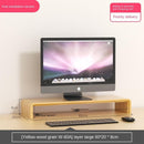 Desktop Monitor Stand Solid Wood Computer Monitor Riser High Capacity Bedroom Desk Storage 064.SG