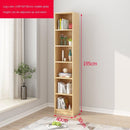 Floor Wall Bookshelf White Economical Sofa Modern Simple Narrow Corner Slit Shelf Small Bookcase