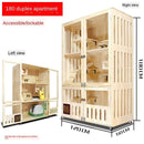 Byto Cat Cage Solid Cat With Cage Wood Villa Apartment Climbing Rack House Dispaly Cabinet Four