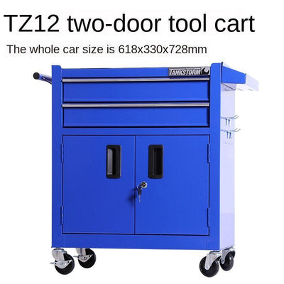 🎉Ready Stock🎉 Tank storm car repair hand tool box household multifunctional tool cabinet large