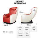 Mingrentang Massage Chair Dual Manipulator Dual Power Massage (Red)RH-5008 94X86x64CM