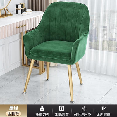 Nordic Dining Chair Makeup Soft Cushion Computer Chair Home Restaurant Backrest Stool