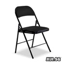 SENBIJU Black (ready Stock Sg) Simple Folding - Designer Dining Conference Chair / Foldable