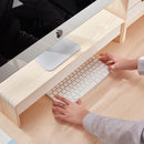 Desktop Monitor Stand Solid Wood Computer Monitor Riser High Capacity Bedroom Desk Storage 064.SG