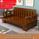 Solid Wood Sofa Bed Multifunctional Sofa Bed Simple Retractable Bed