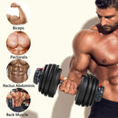 GYM Adjustable Dumbbell Fitness Dial Dumbbell With Handle And Weight Plate For Home Gym Set