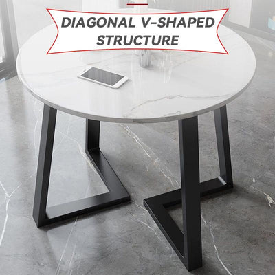 Bright Slate Dining Table Round Table/Square Table Simple Reception Table Household Scratch And High