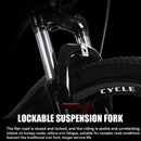 MACCE Foldable Mountain Bike 24/26 Inch Variable Speed Foldable Bicycle Double Shock Absorption