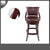 Bar Chair Chuangyun American Country First Layer Cowhide Rotating Beech Genuine Leather High