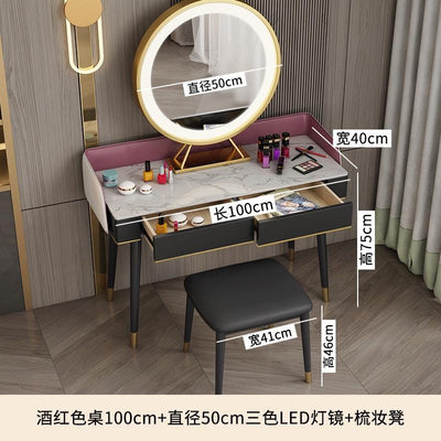 Modern Minimalist Dressing Table Storage Cabinet One Dressing Table New Master Bedroom Light Luxury