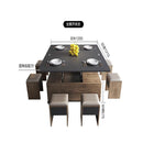 Multifunctional Lifting Foldable Coffee Table Lift With 4 Stools Small Family Creative Dining Table