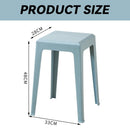 【Buy 3 Get 1 Free】Plastic Stackable Stool Household Thickened Dining Stool Simple Square Stool